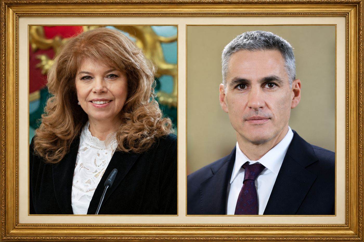 Sursă foto: president.bg şi government.bg - Iliana Iotova şi Andrey Gyurov Sursă foto: president.bg şi government.bg - Iliana Iotova şi Andrey Gyurov